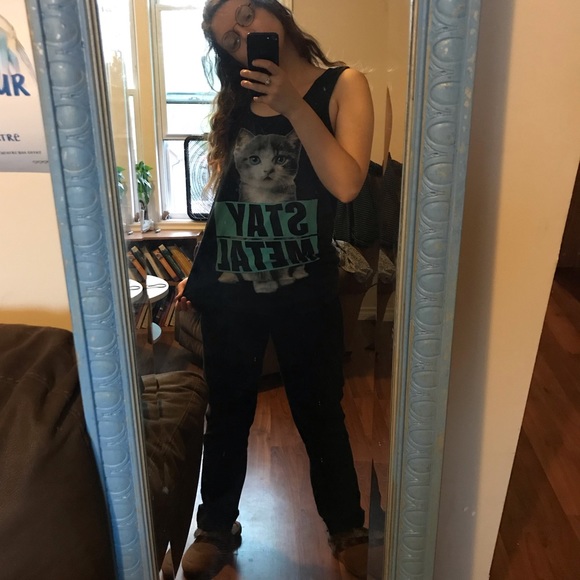 “Stay Metal” kitty tank top - Picture 3 of 3